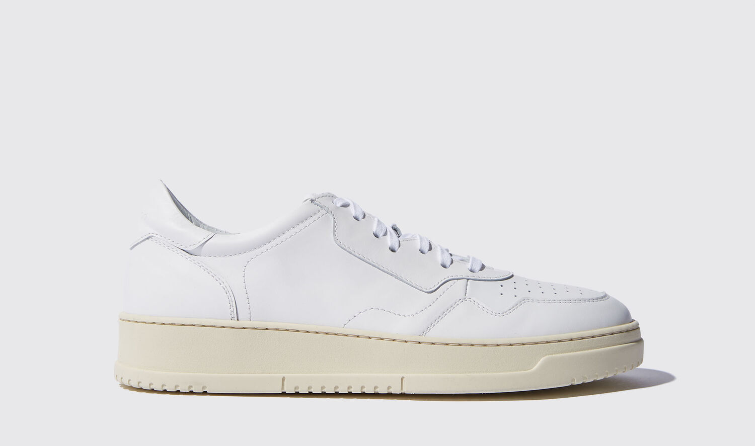 Scarosso Sneakers Alex White Calf Leather In White - Calf