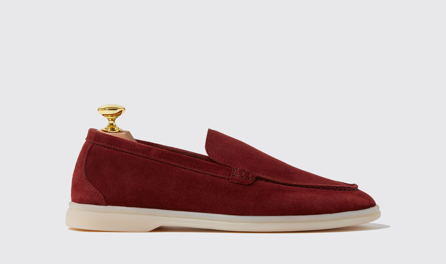Scarosso Loafers Ludovica Bordeaux Scamosciata Suede Leather In Burgundy - Suede Leather