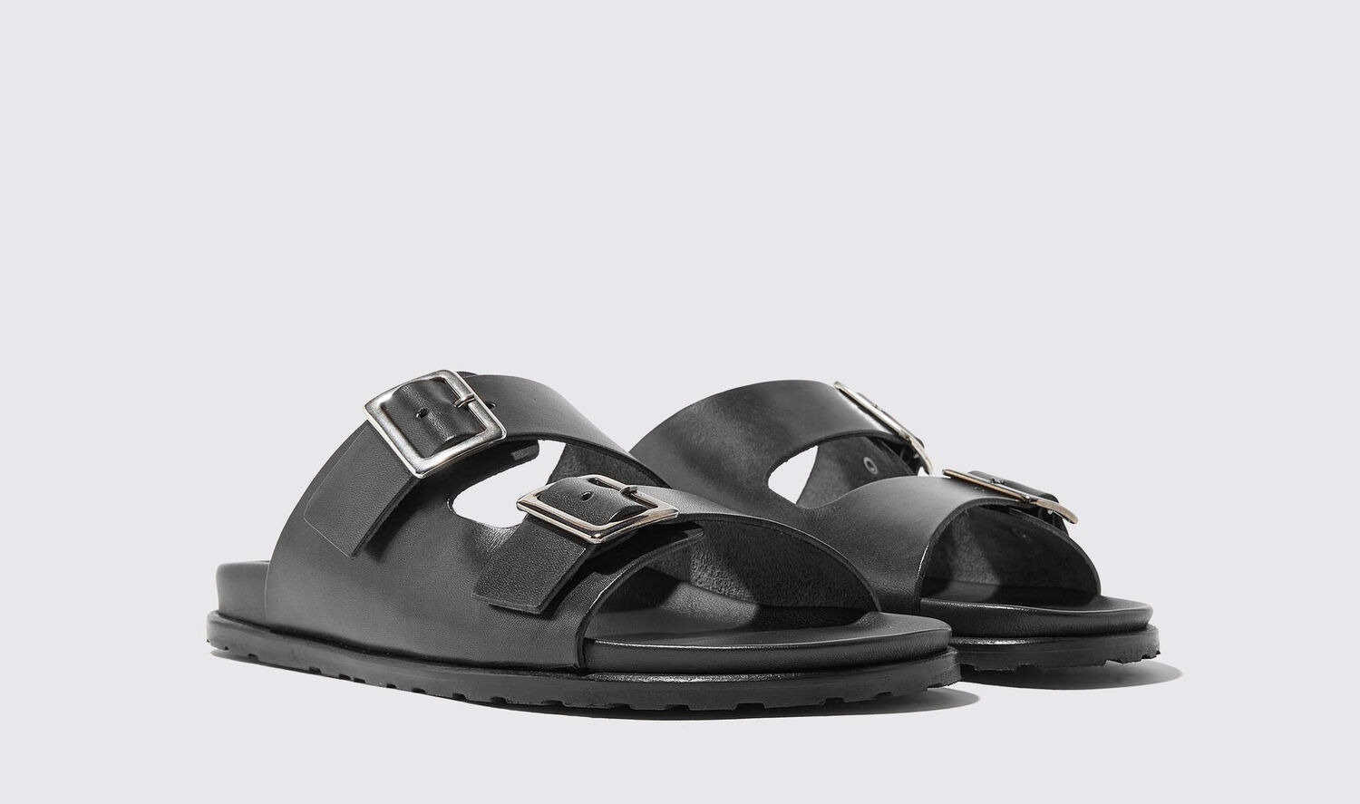 Shop Scarosso Enea Nero - Man Loafers & Flats Black In Black - Calf