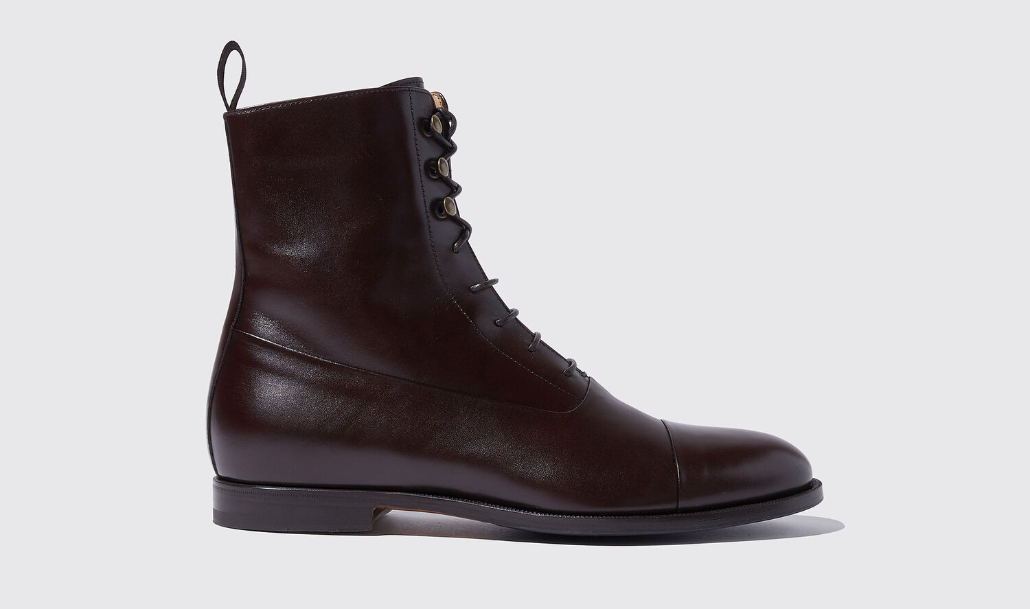 Shop Scarosso Archie Brown - Man Boots Brown In Brown - Calf