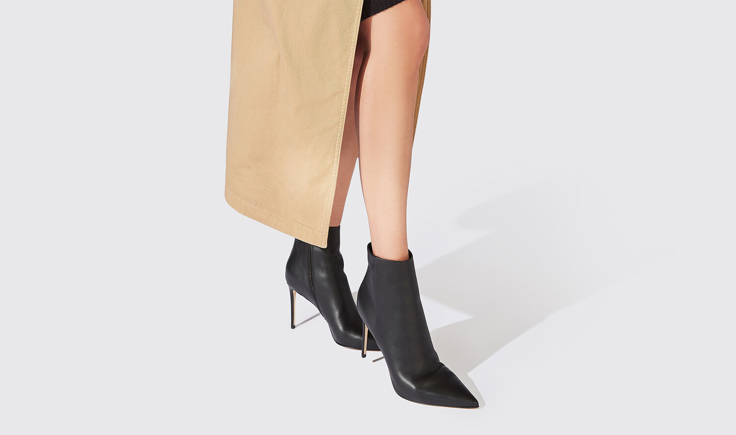 Shop Scarosso Anya Black - Woman Boots Black In Black - Calf