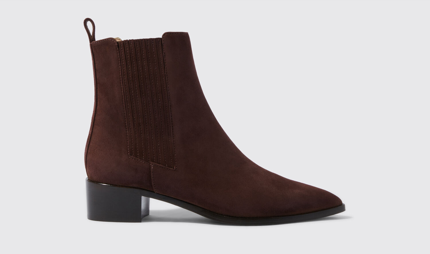 Scarosso Olivia Boots In Brown - Suede