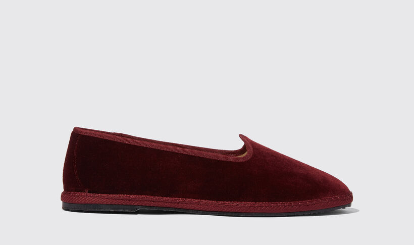 Valentino Bordeaux Velluto Slippers for Men | Scarosso®