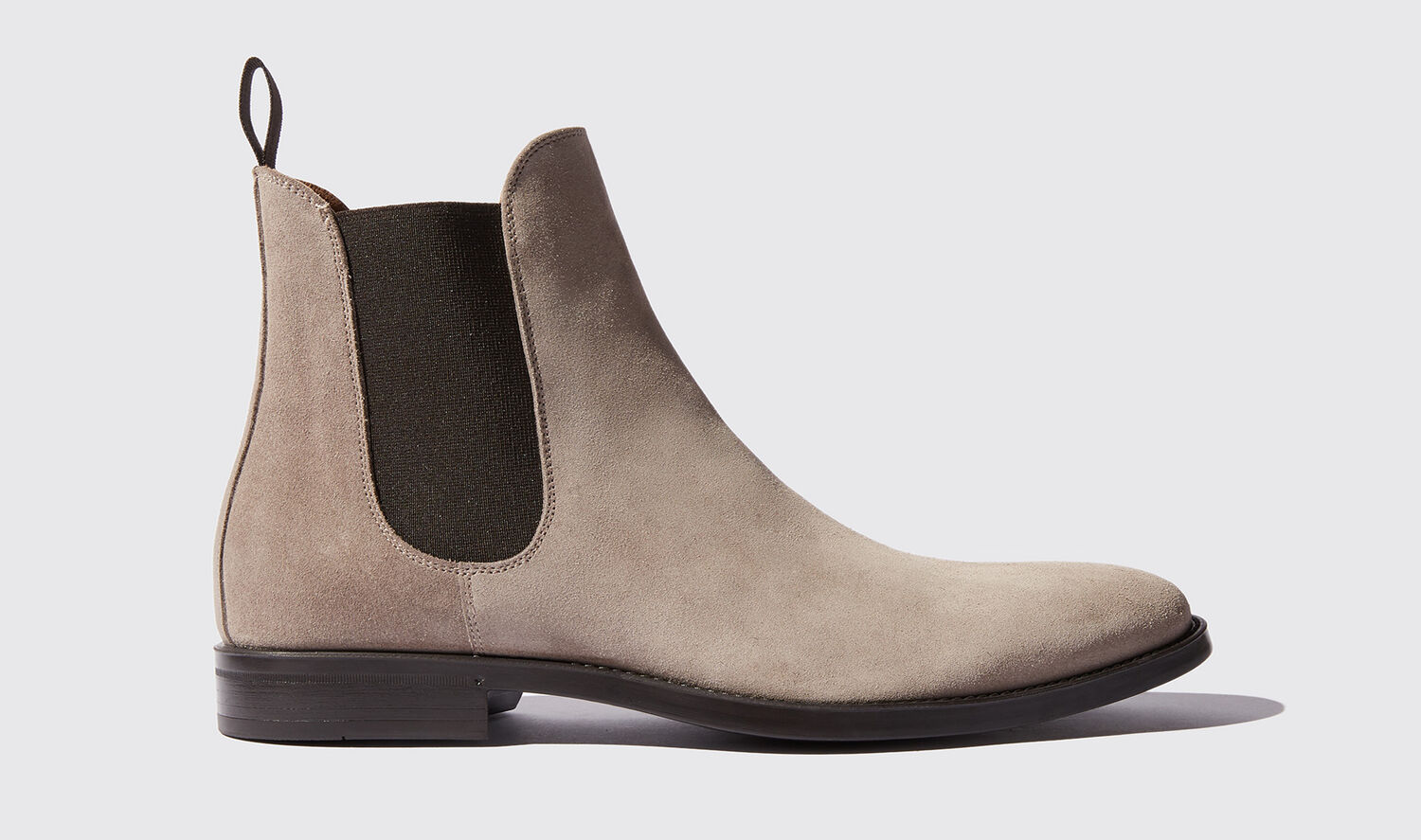 Shop Scarosso Giacomo Taupe In Taupe Suede