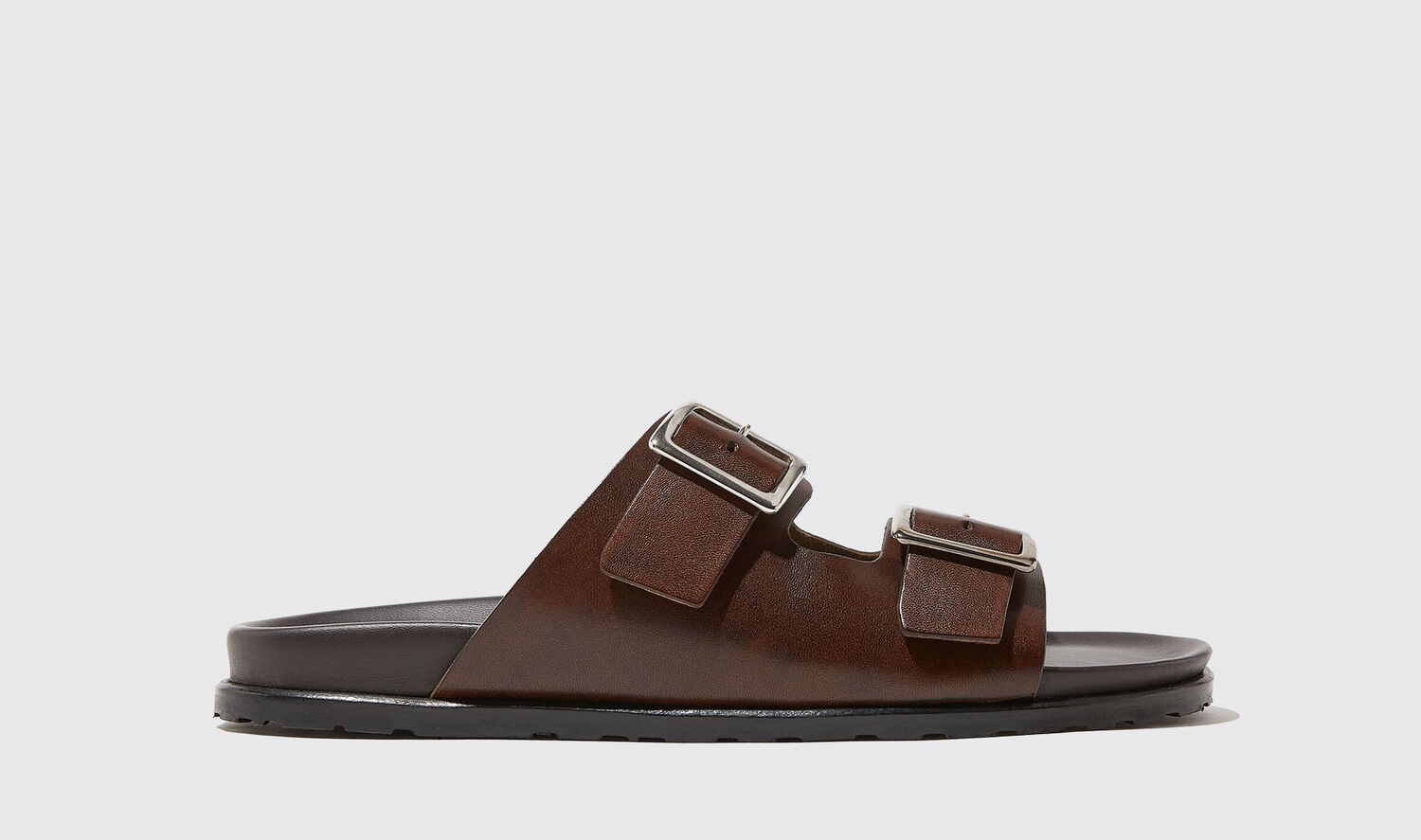 Scarosso Sandals Enea Moro Calf Leather In Brown - Calf