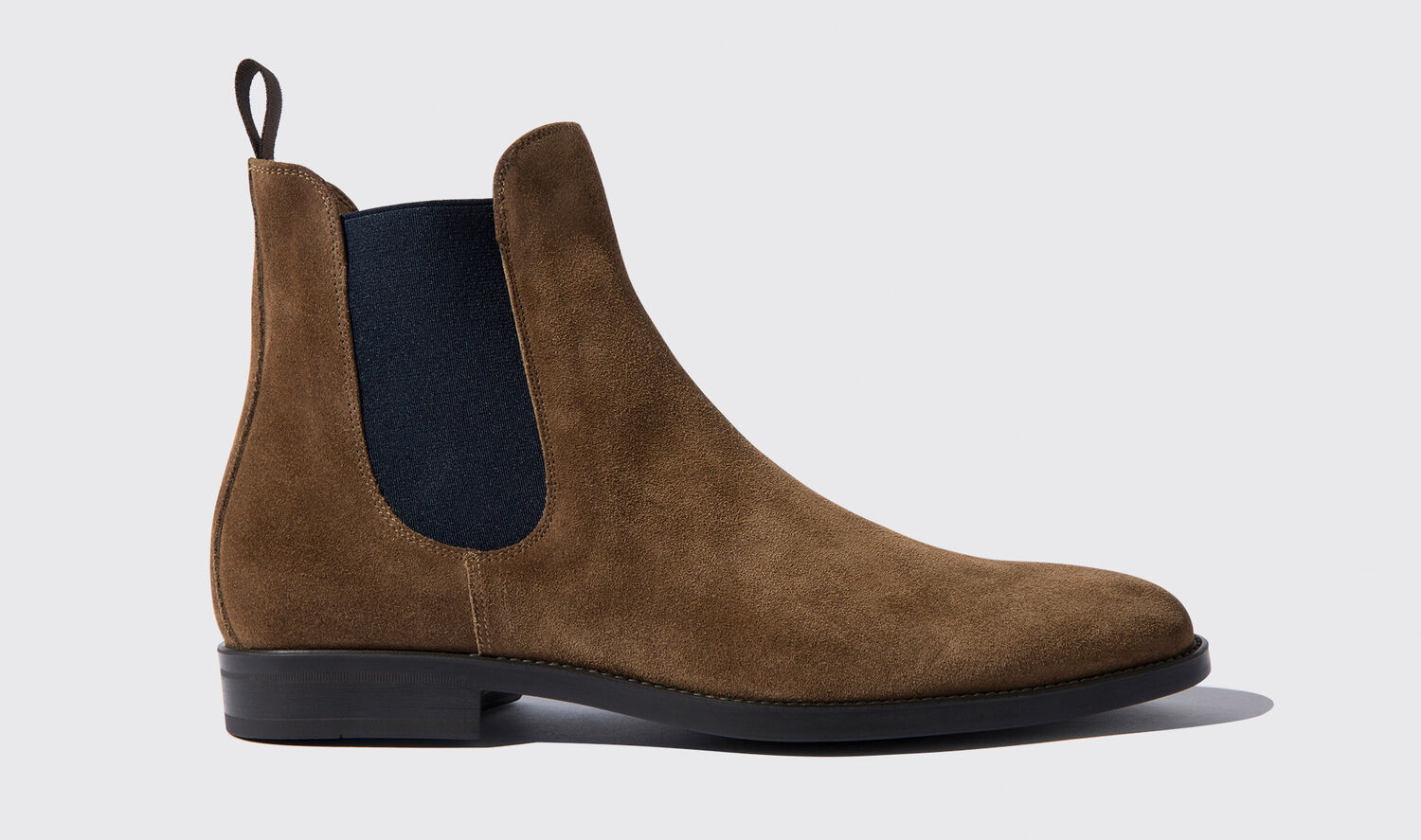 Scarosso Chelsea Boots Giacomo Tabacco Scamosciato Suede Leather In Tobacco Suede
