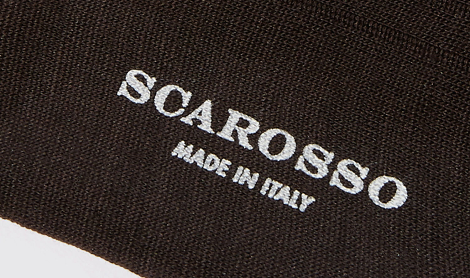 Shop Scarosso Dark Brown Cotton Calf Socks - Man Socks Brown In Brown - Cotton