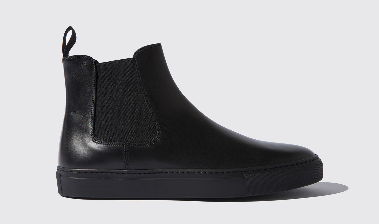 Scarosso Sneakers Tommaso Nero Intenso Calf Leather In Black Calf