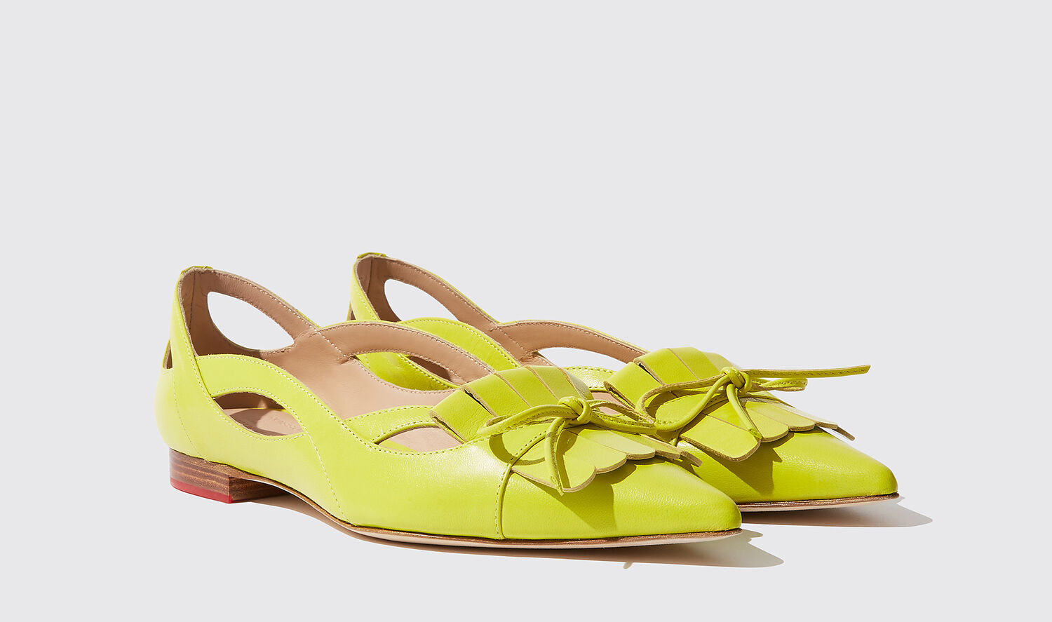Shop Scarosso Mimosa - Woman Loafers & Flats Yellow In Yellow - Calf