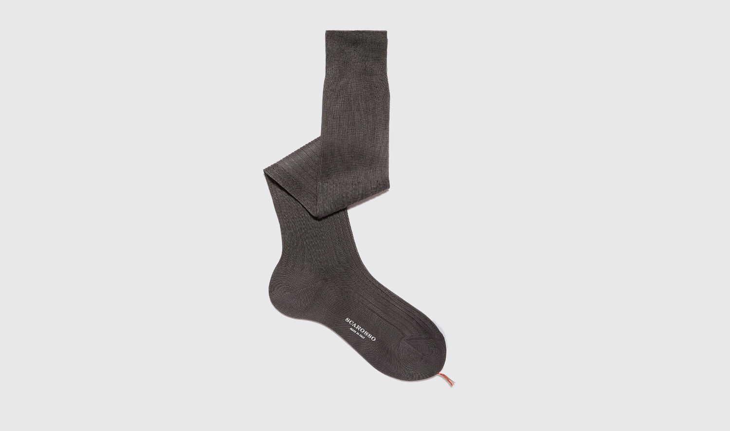 Scarosso Before They Go Grey Cotton Knee Socks Cotton In Grey - Cotton
