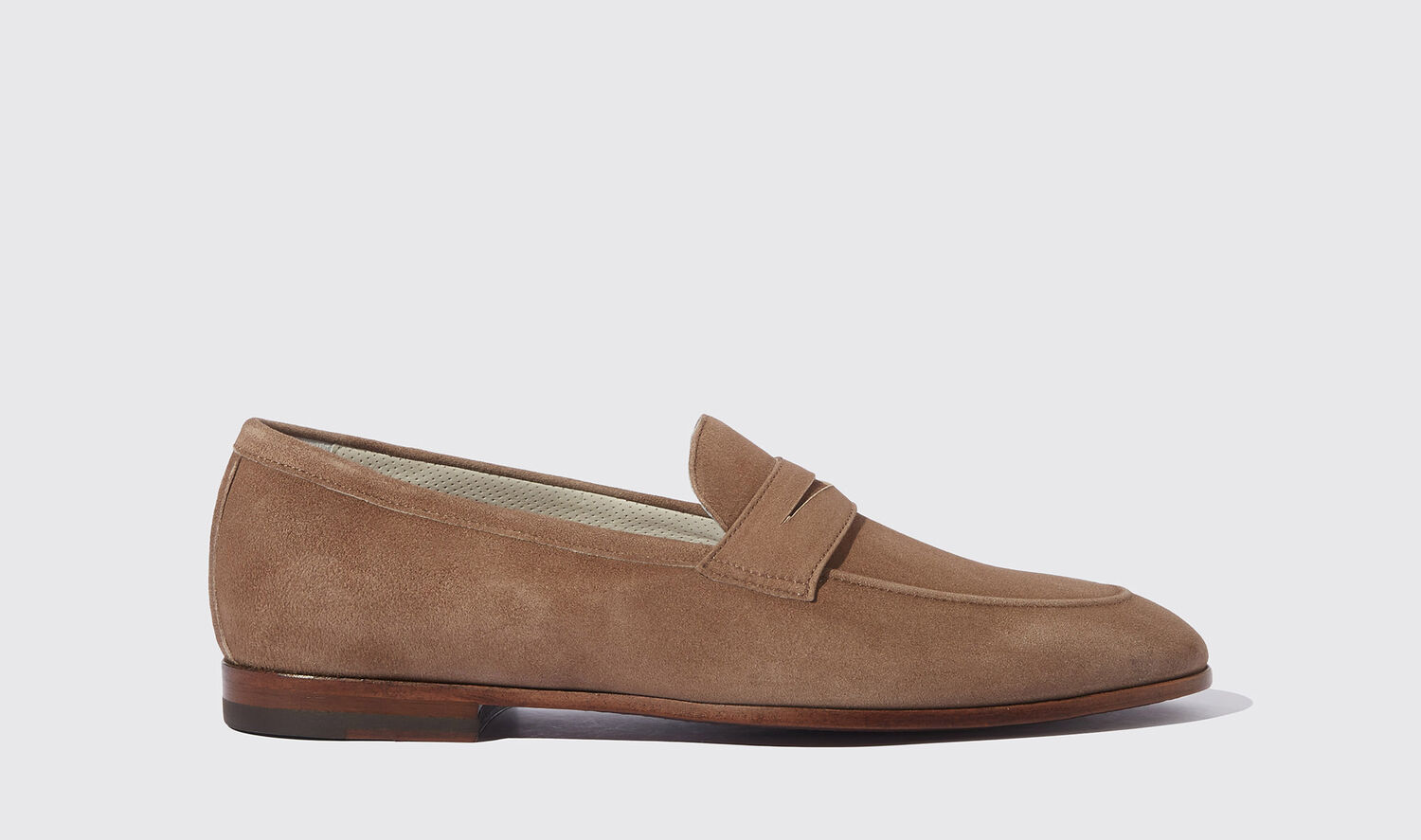 Scarosso Loafers Marzio Tabacco Scamosciato Suede Leather In Tobacco - Suede Leather