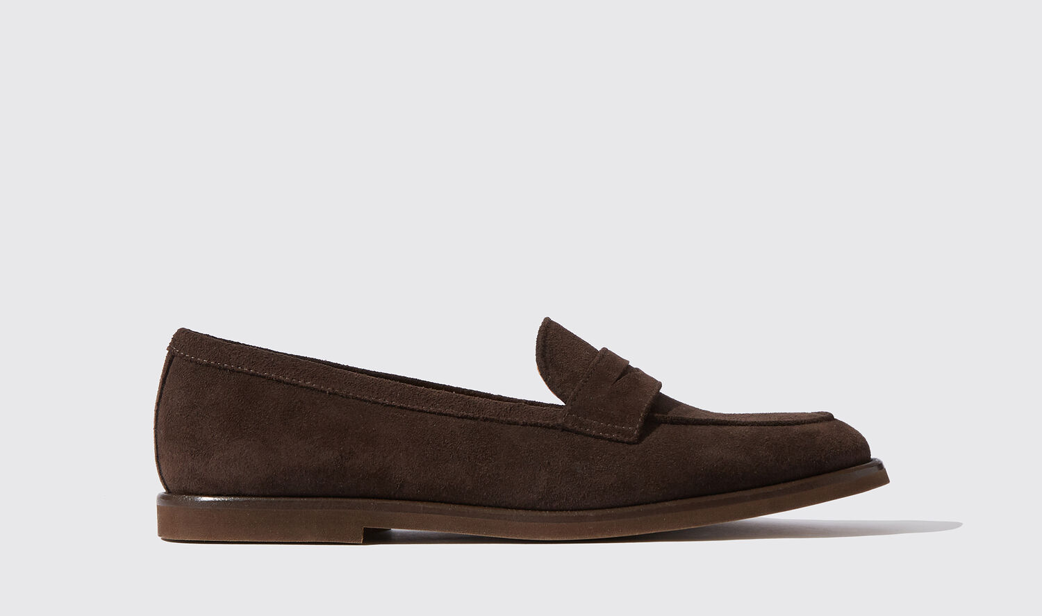 Scarosso Loafers Monica Marrone Scamosciata Suede Leather In Brown - Suede