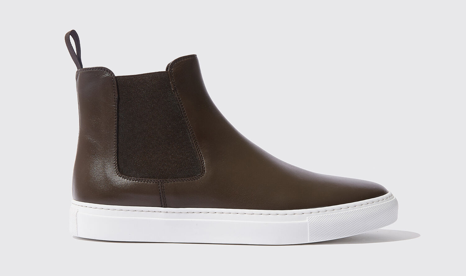 Scarosso Sneakers Tommaso Moro Calf Leather In Brown - Calf