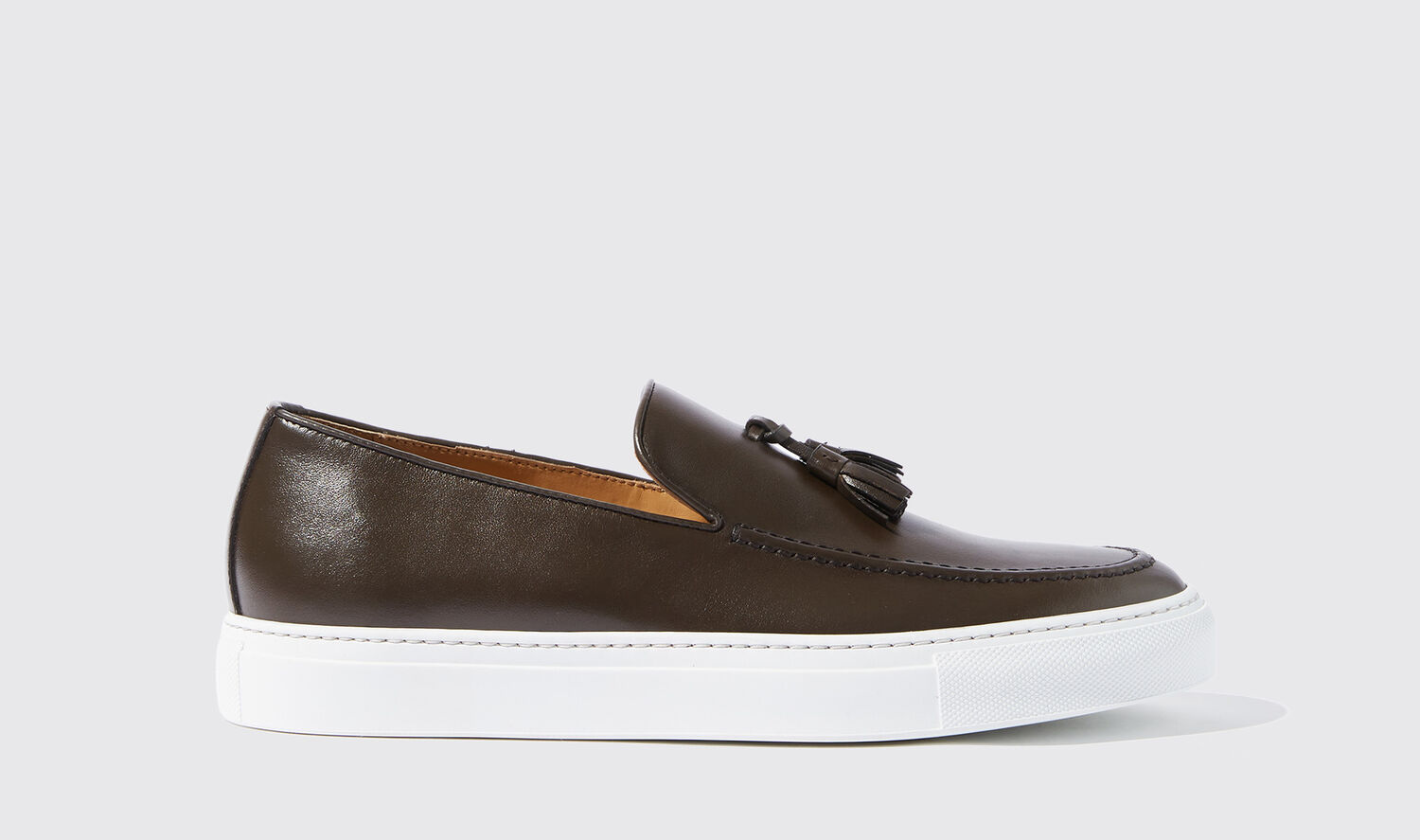 Scarosso Sneakers Amedeo Moro Calf Leather In Brown - Calf