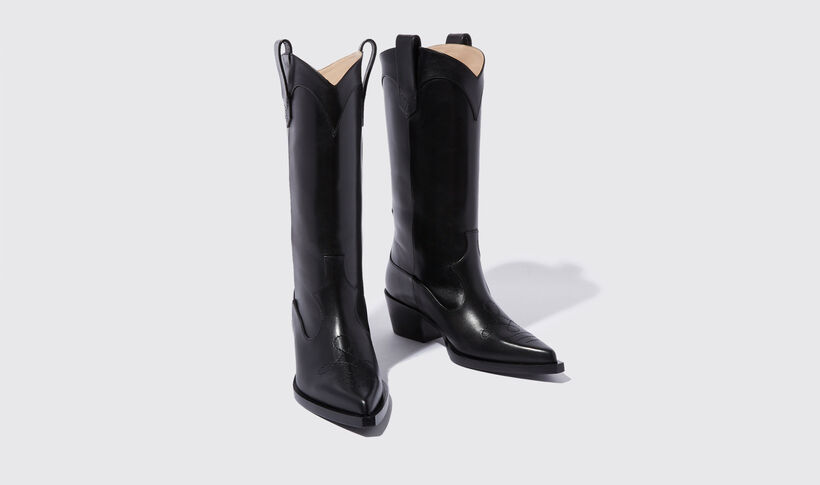 Dolly Black Boots for Women | Scarosso®