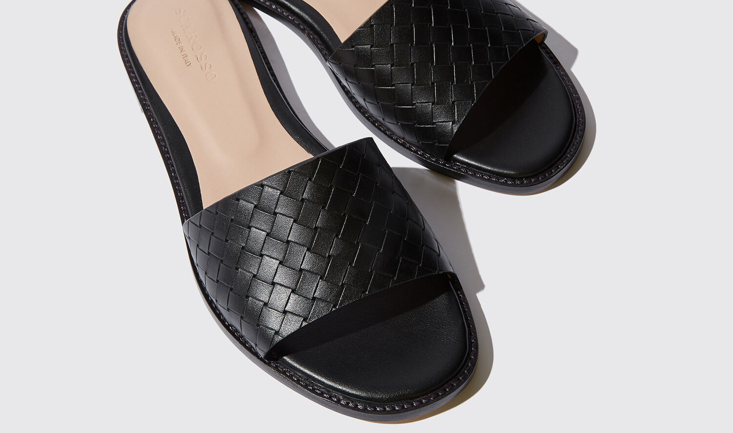 Shop Scarosso Federica Nera - Woman Sandals Black In Black - Calf