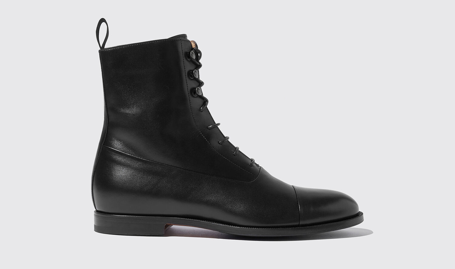 Shop Scarosso Archie Black - Man Boots Black In Black - Calf