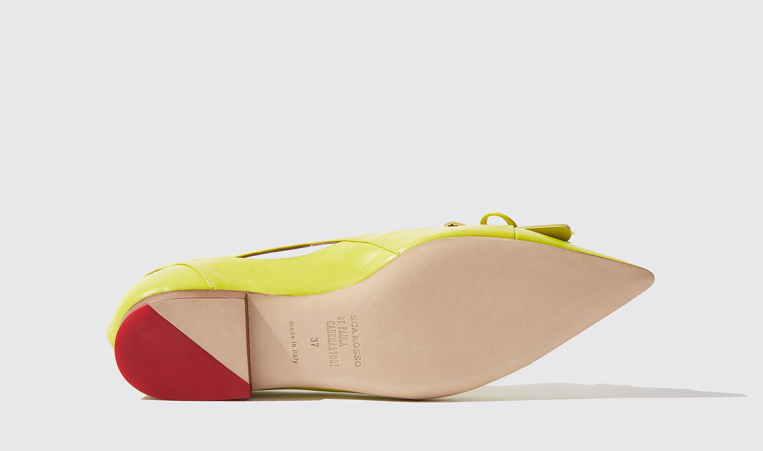 Shop Scarosso Mimosa - Woman Loafers & Flats Yellow In Yellow - Calf
