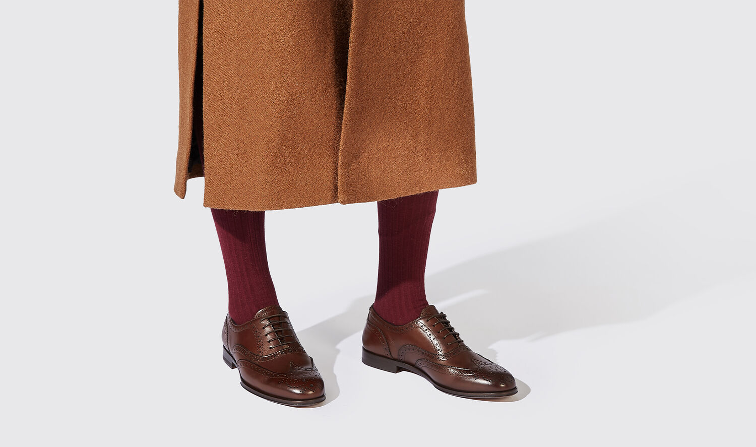 Shop Scarosso Judy Brown - Woman Oxfords Brown In Brown - Calf