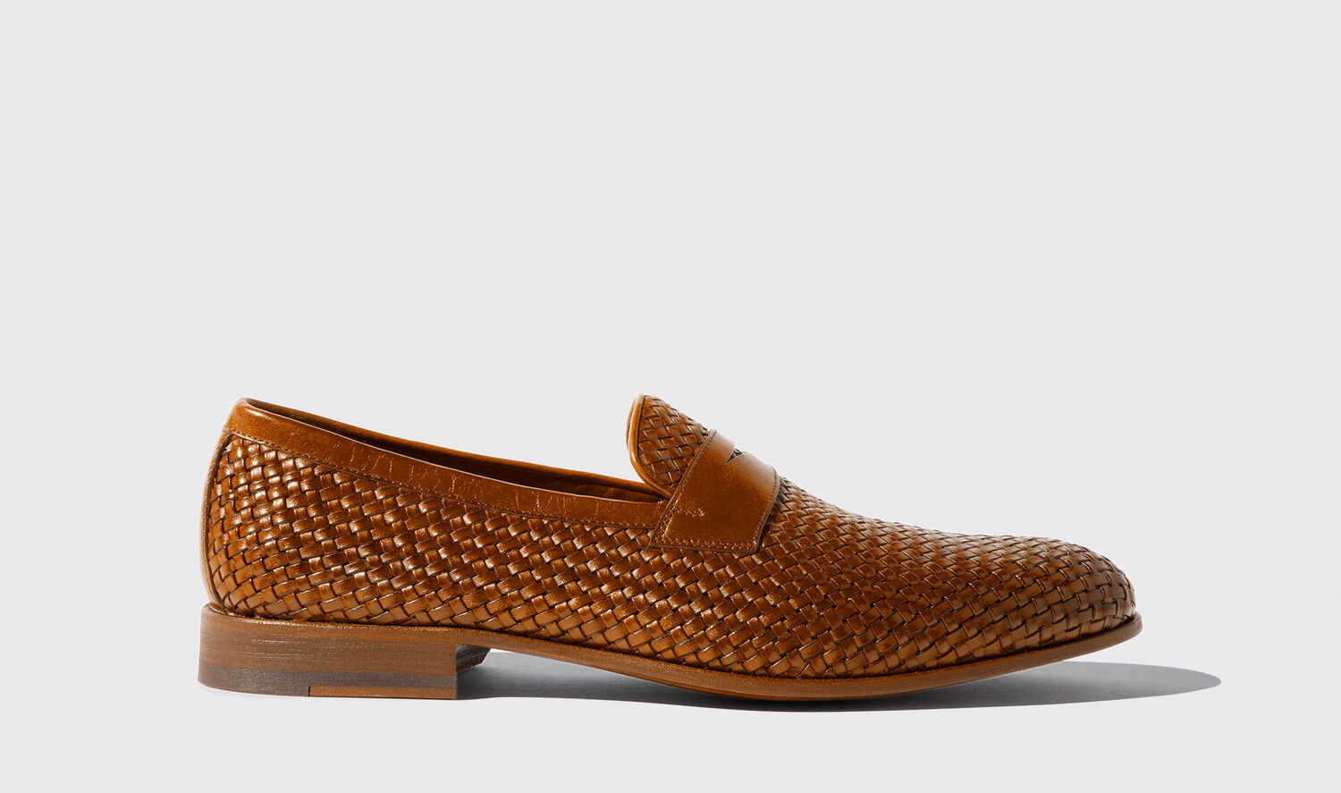 Scarosso Loafers Andrea Cognac Calf Leather In Light Brown Calf