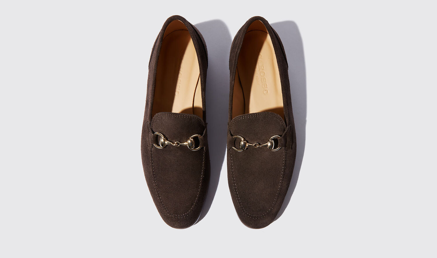Shop Scarosso Alessandra Moro Scamosciata - Woman Loafers Brown In Brown - Suede