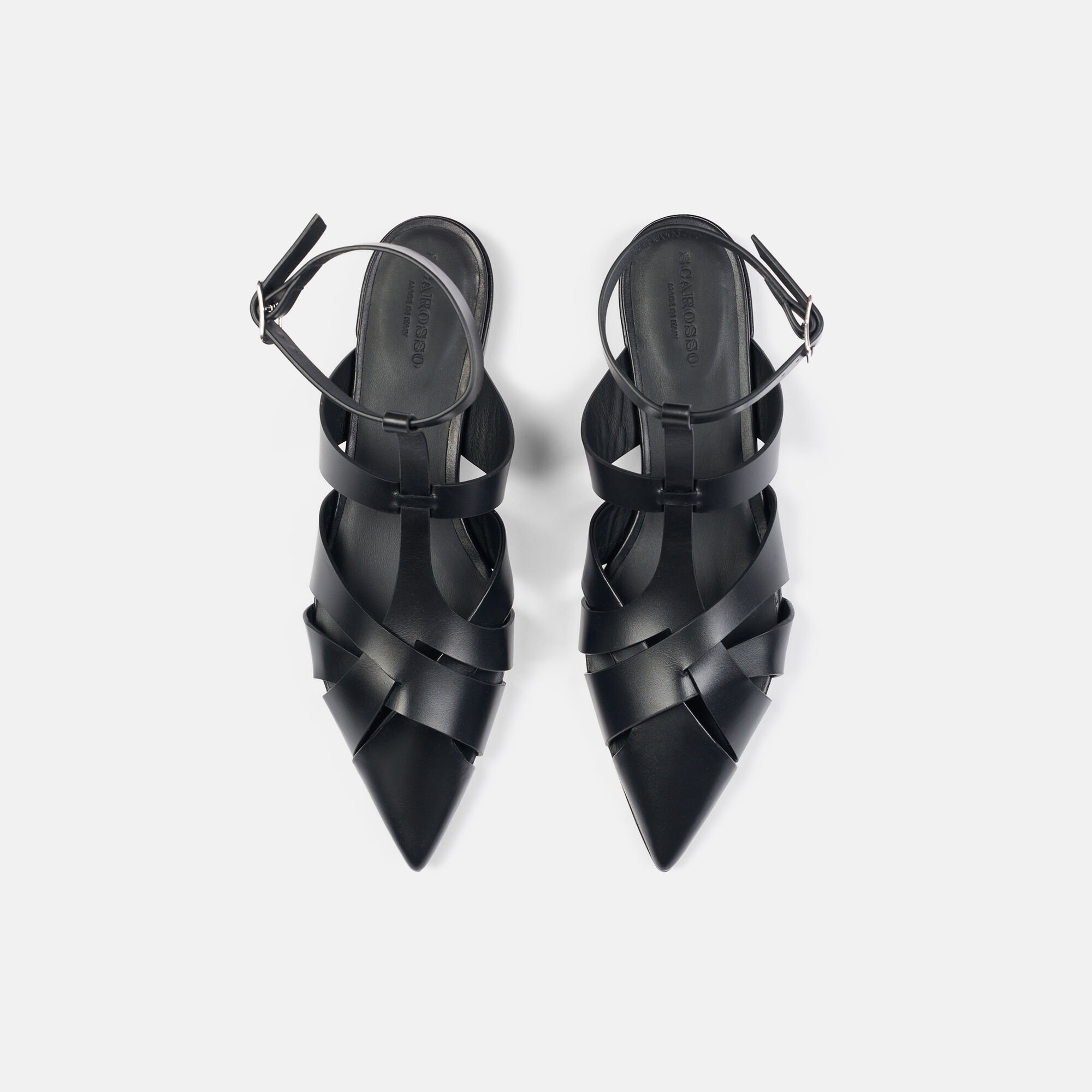 Clara Black Scarosso: Black - Calf CLARABALL