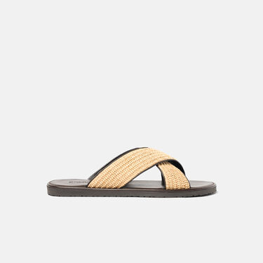 Ettore Beige Raffia Scarosso: Beige - Raffia ETTORESAND