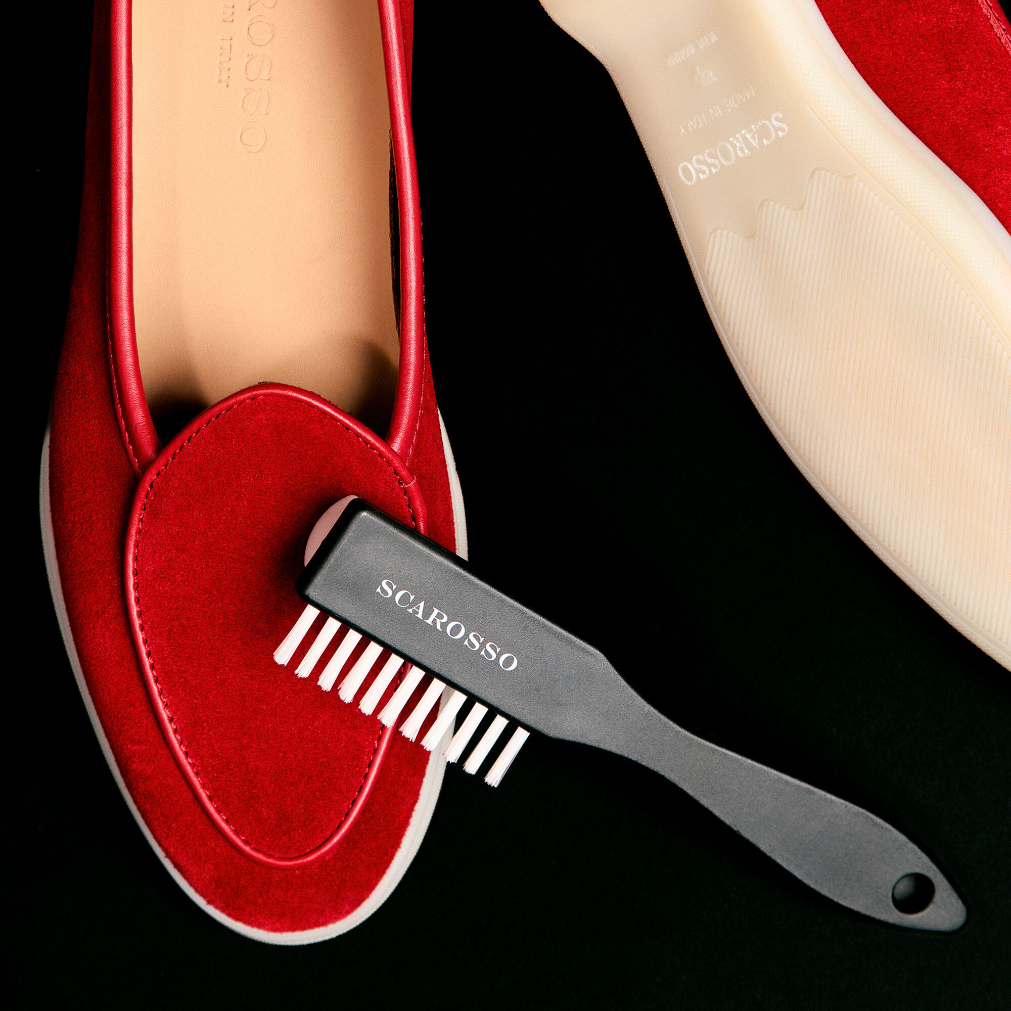 Scarosso Suede Brush Neutral - For Leather SUEDBRUSHCARE