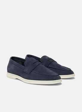 Luciana Blau Veloursleder  Scarosso: Blau - Veloursleder LUCIANALOAF