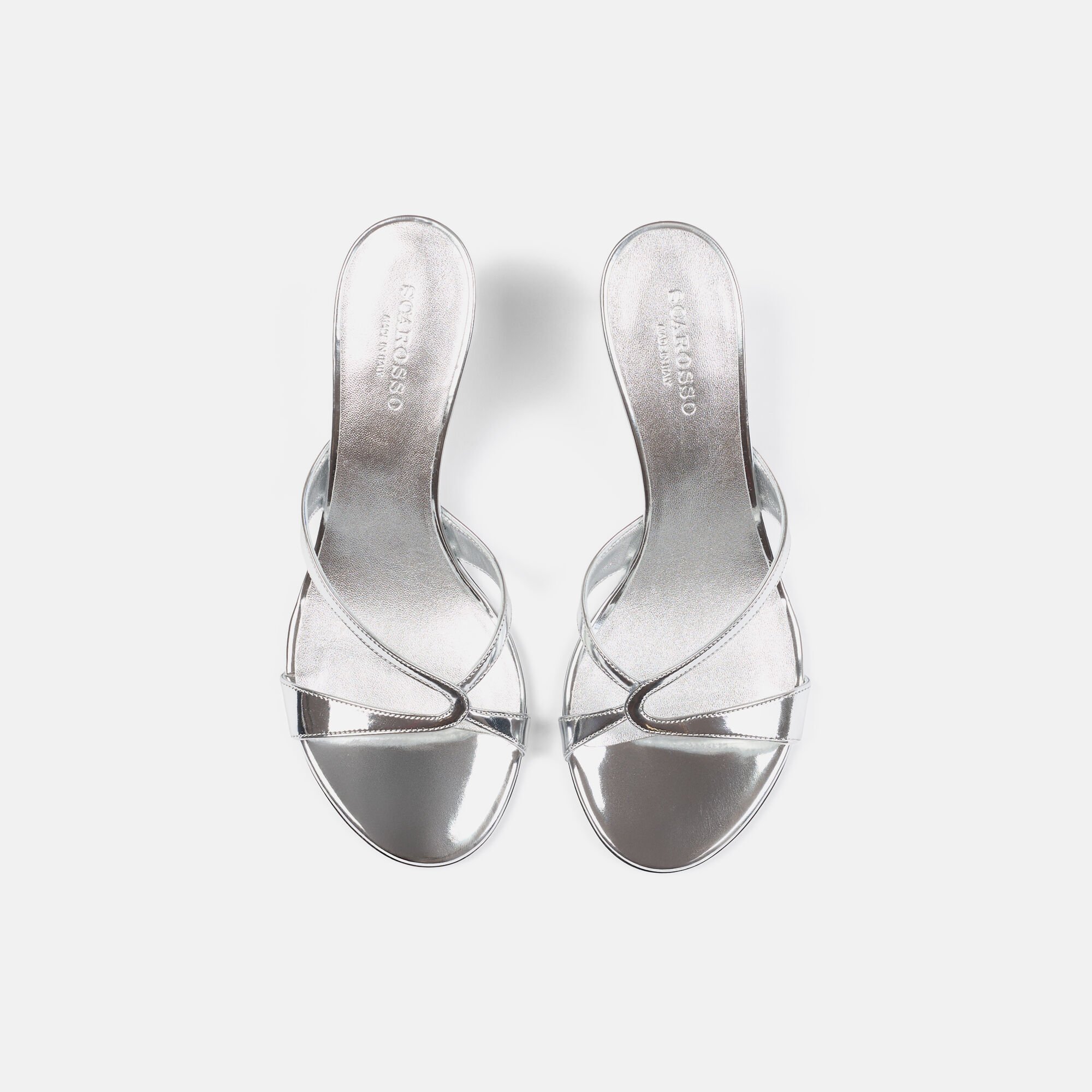 Pauli Silver Scarosso: Silver - Calf PAULISAND