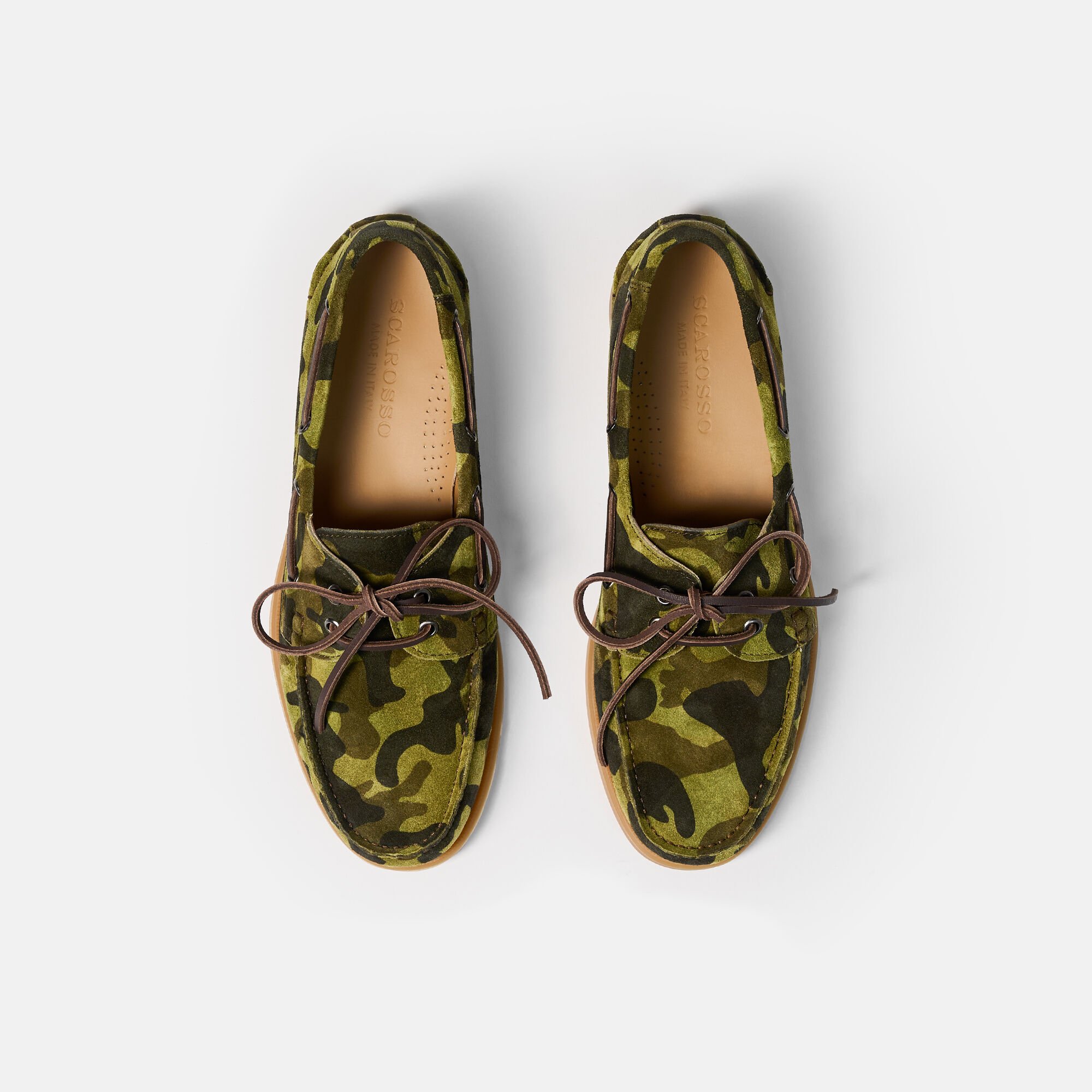 Scarosso Morgan Camo Veloursleder Camouflage - Veloursleder MORGANBOAT