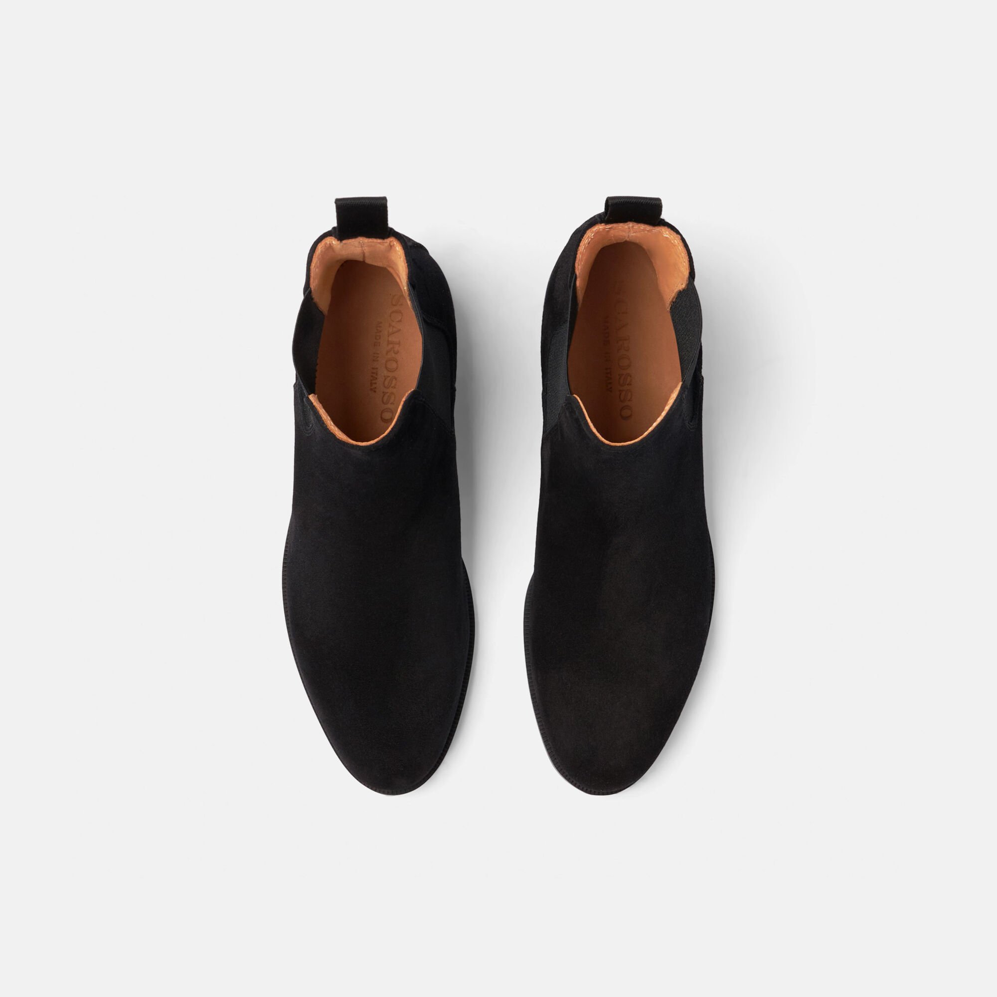Scarosso Elena Black Suede Black - Suede ELENACHEL