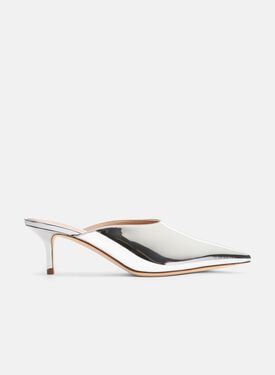 Scarosso Laura Silver Black - Patent JUNEPUMP