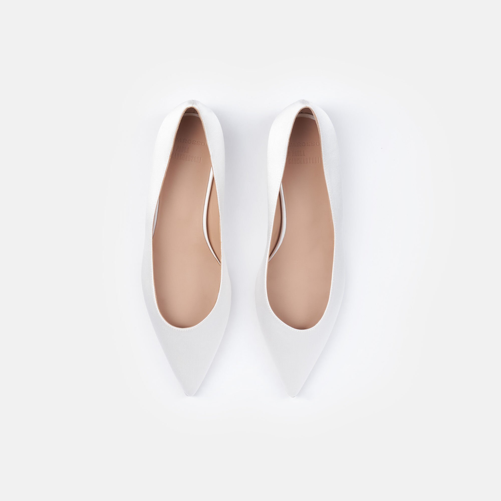 Scarosso Iris White Satin White - Silk IRISBALL