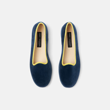 Scarosso Seaside Blu - Velluto YOLOSLIP