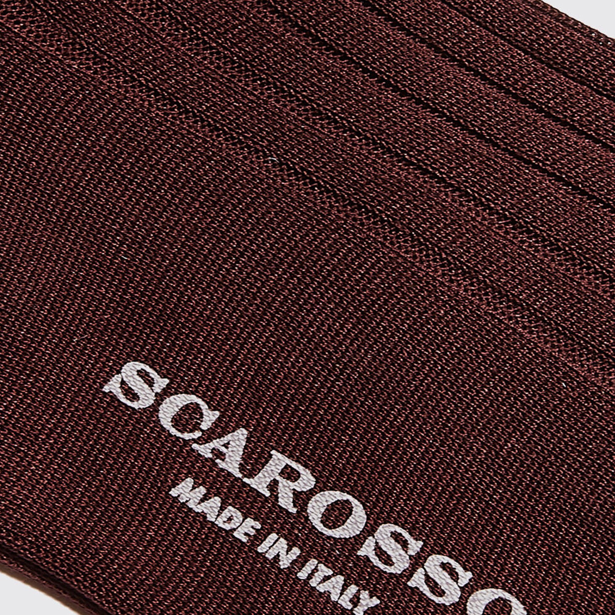 Scarosso Burgundy Cotton Calf Socks Burgundy - Cotton CALFCOTTSOCK