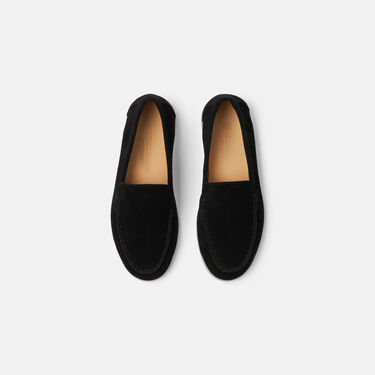 Scarosso Ludovica Fille Noir Sélection Daim Noir - Daim LUDOVICAKLOAF