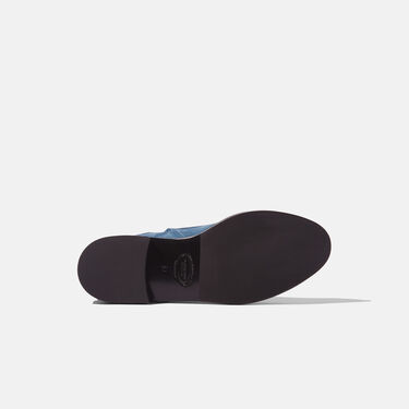 Scarosso Kelly Blau Veloursleder Blau - Veloursleder KELLYJODH