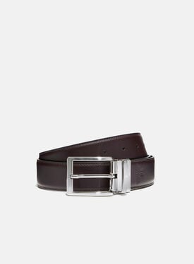 Reversible Smooth Black/Brown Belt Scarosso: Black & Brown Calfskin REVBELT