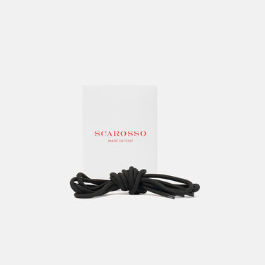 Scarosso Laccio Nero Nero - Cotone SHOELACE