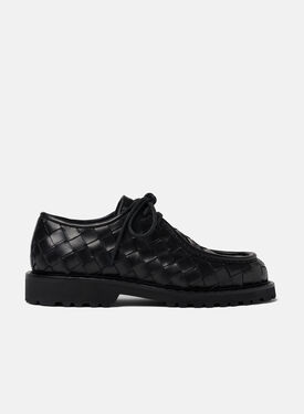 Damiana Black Woven Scarosso: Black – Calf DAMIANADERB