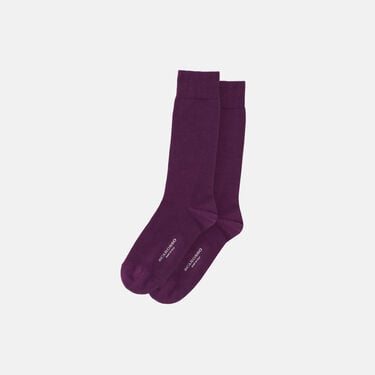 Scarosso Purple Cotton Socks Purple - Cotton COLOCOTTSOCK