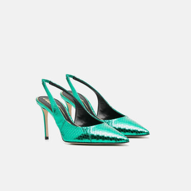 Scarosso Sutton Vert Elaphe Vert - Elaphe SUTTONPUMP