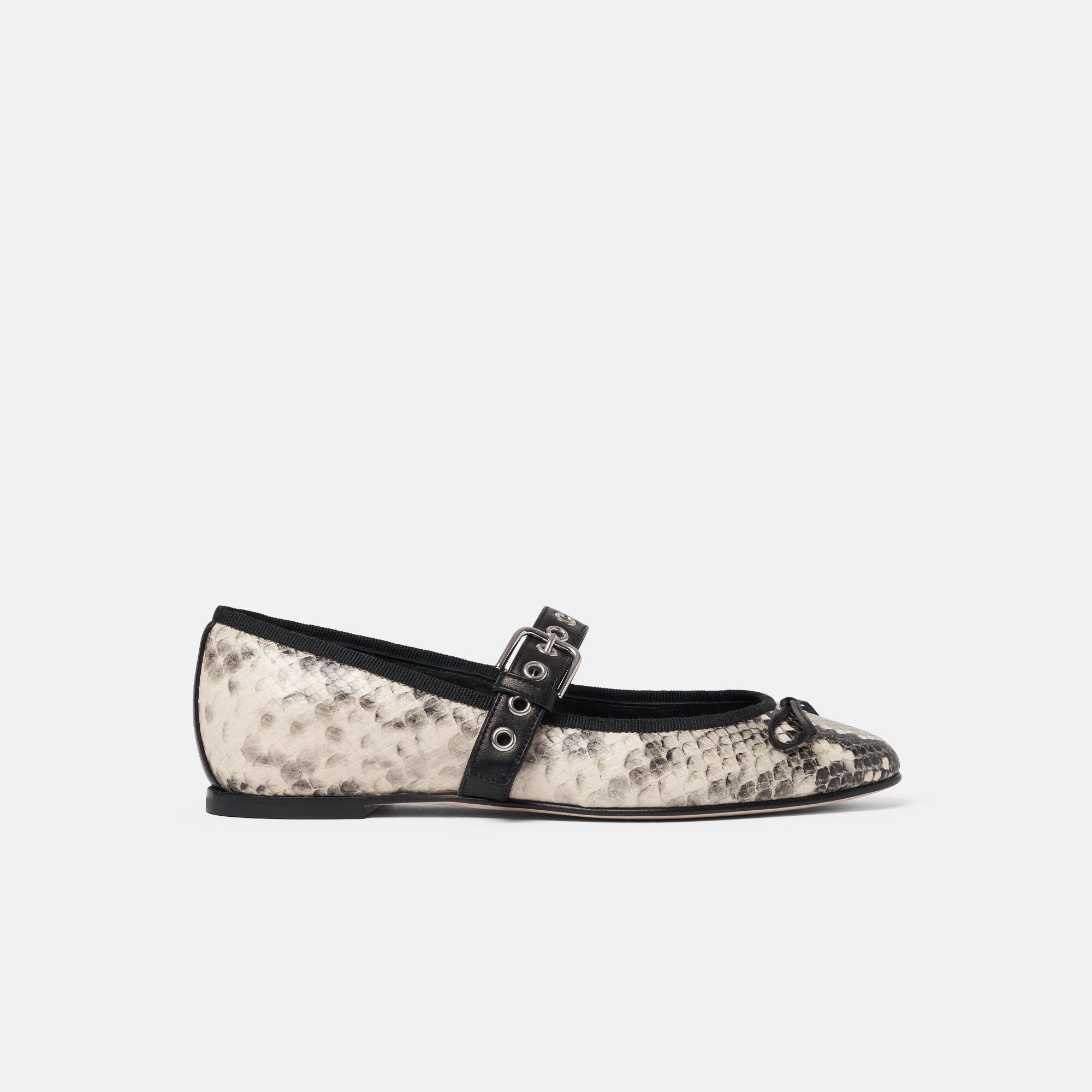 Scarosso Astrid Python Grey - Python-Print Calf ASTRIDBALL