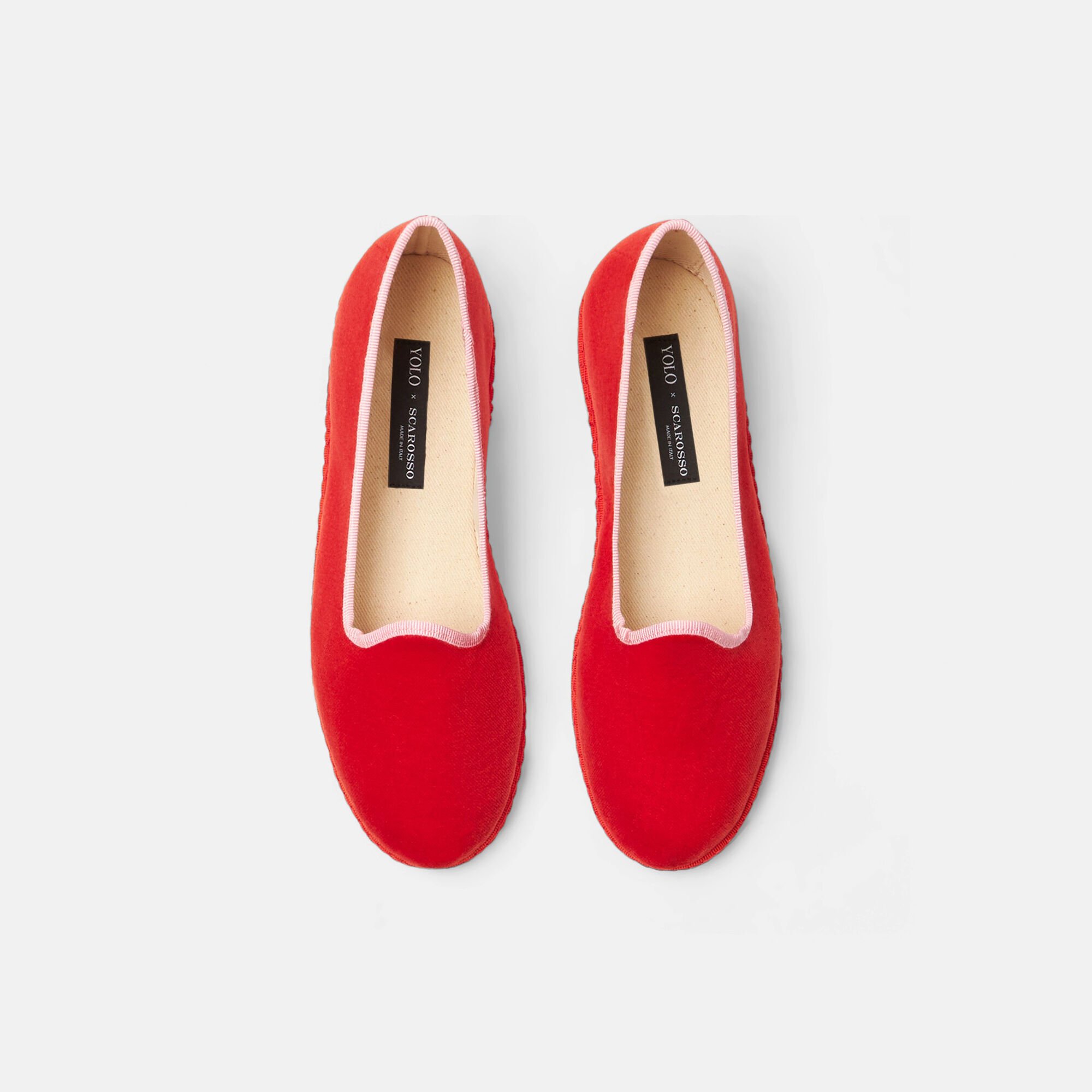 Scarosso Sunset Red - Velvet YOLOSLIP