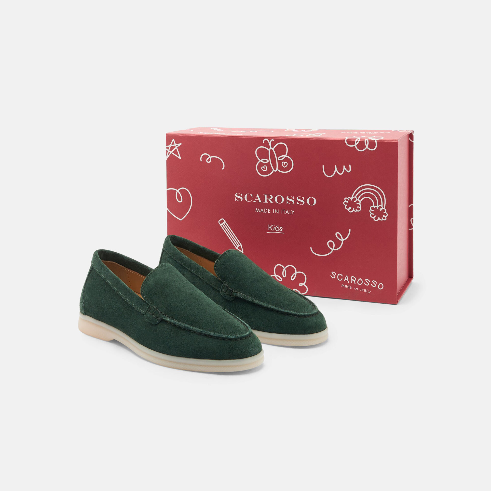 Scarosso Ludovico Garçon Vert Daim Vert - Daim LUDOVICOKLOAF