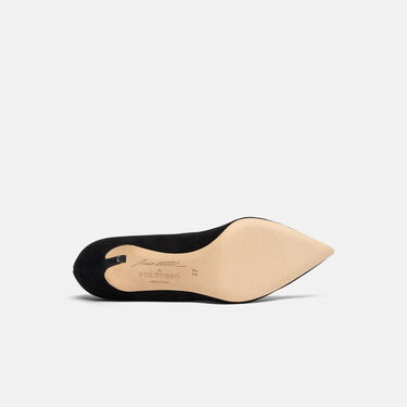 Scarosso Gigi Schwarz Veloursleder Schwarz - Veloursleder GIGIPUMP