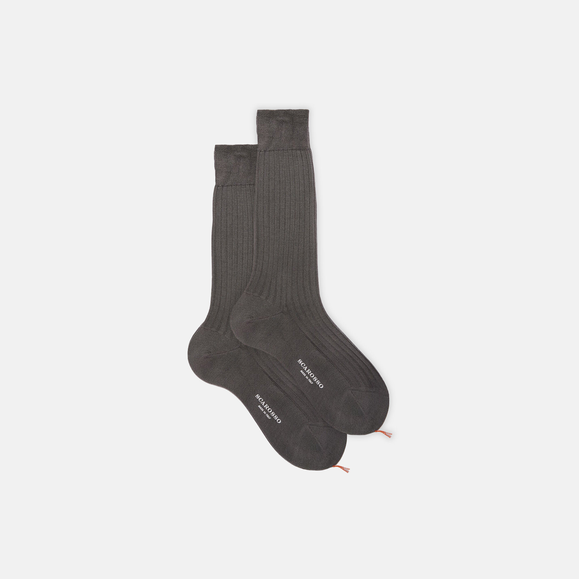 Scarosso Wadenstrümpfe Grau Baumwolle Grauer - Baumwolle CALFCOTTSOCK