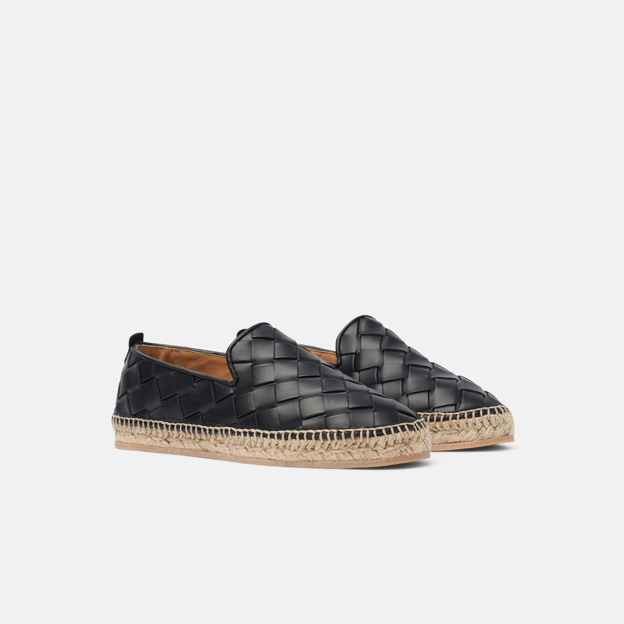 Scarosso Martina Black Woven Black - Calf MARTINAESPA