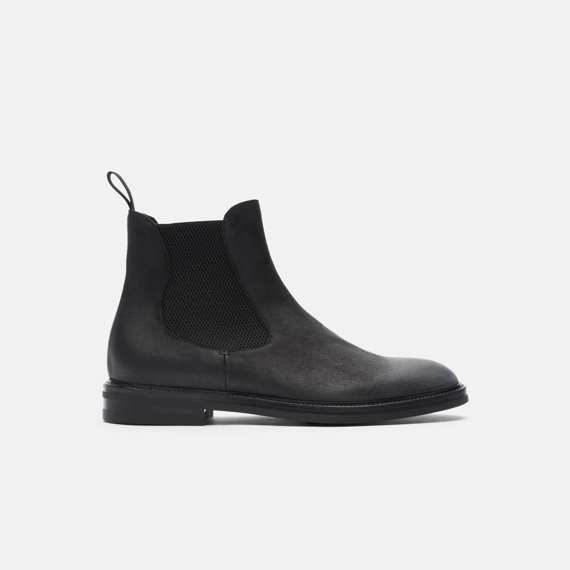 Scarosso Hunter Black Black Suede HUNTERCHEL